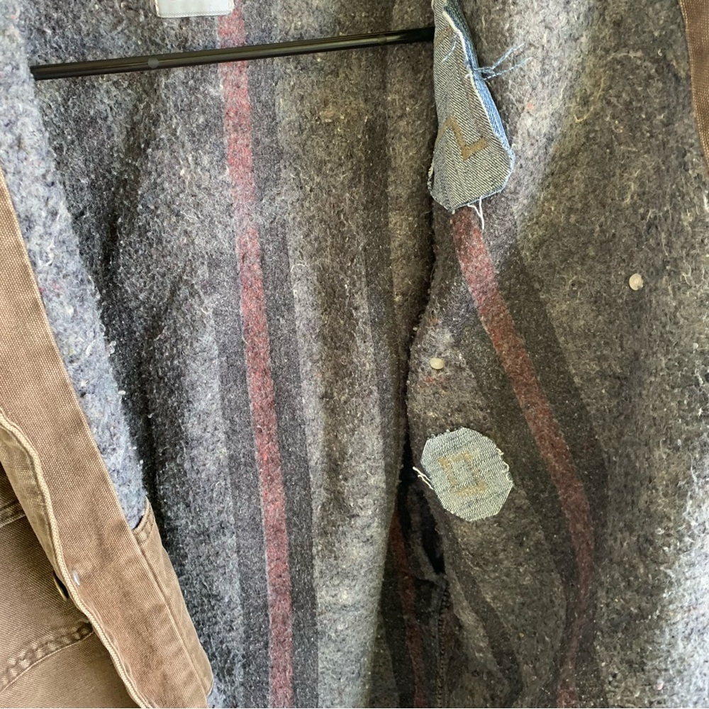 Vintage Carhartt Men's Jacket CB1082 Work Coat Blanket Lined Size XL - Picture 8 of 11